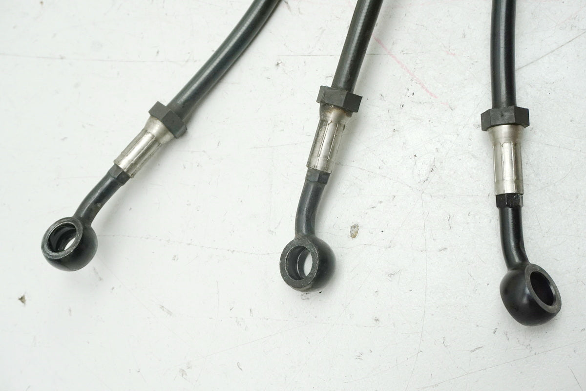 Suzuki GSX 1400 WVBN latiguillos de freno delanteros y traseros Melvin de malla de acero