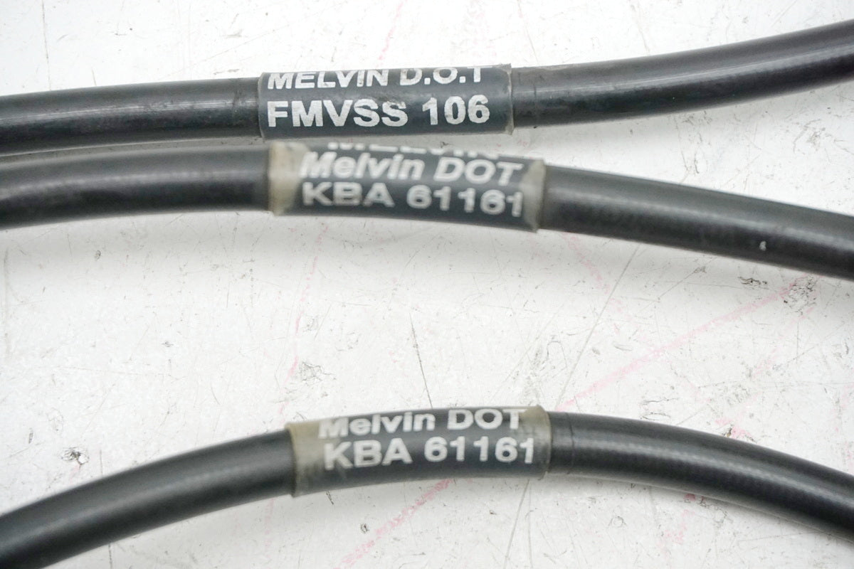 Suzuki GSX 1400 WVBN latiguillos de freno delanteros y traseros Melvin de malla de acero