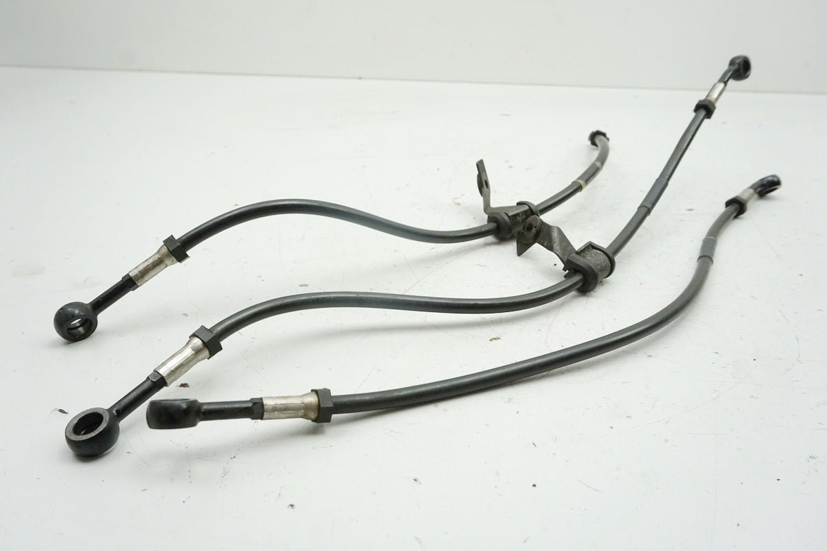 Suzuki GSX 1400 WVBN latiguillos de freno delanteros y traseros Melvin de malla de acero