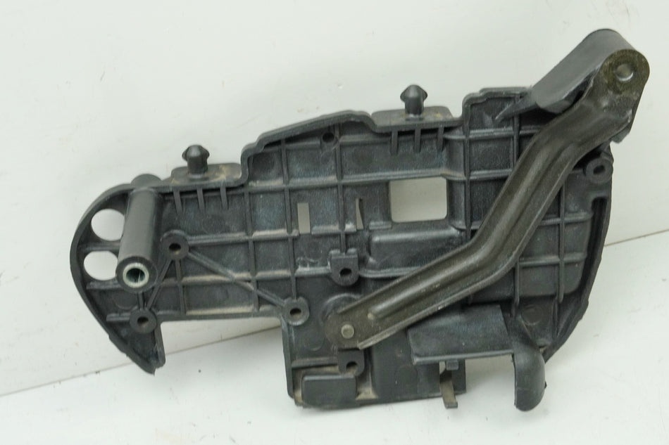 YAMAHA XV 750 4PW VIRAGO Soporte Cubierta Cromada Izquierda Tapa Filtro de Aire Soporte