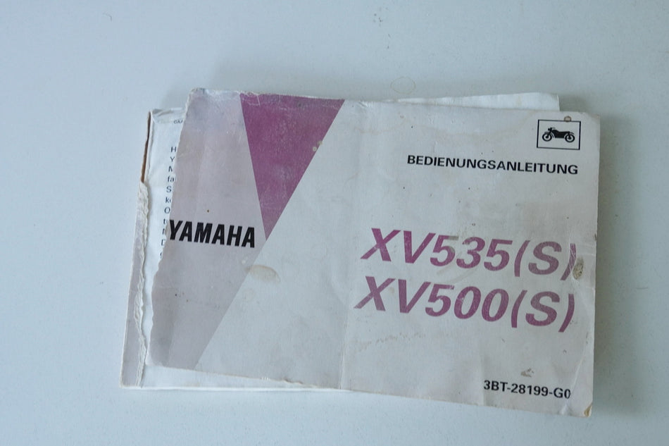 MANUAL DE INSTRUCCIONES YAMAHA XV 535 S / XV 500 S 3BT (3BT-28199-G0)