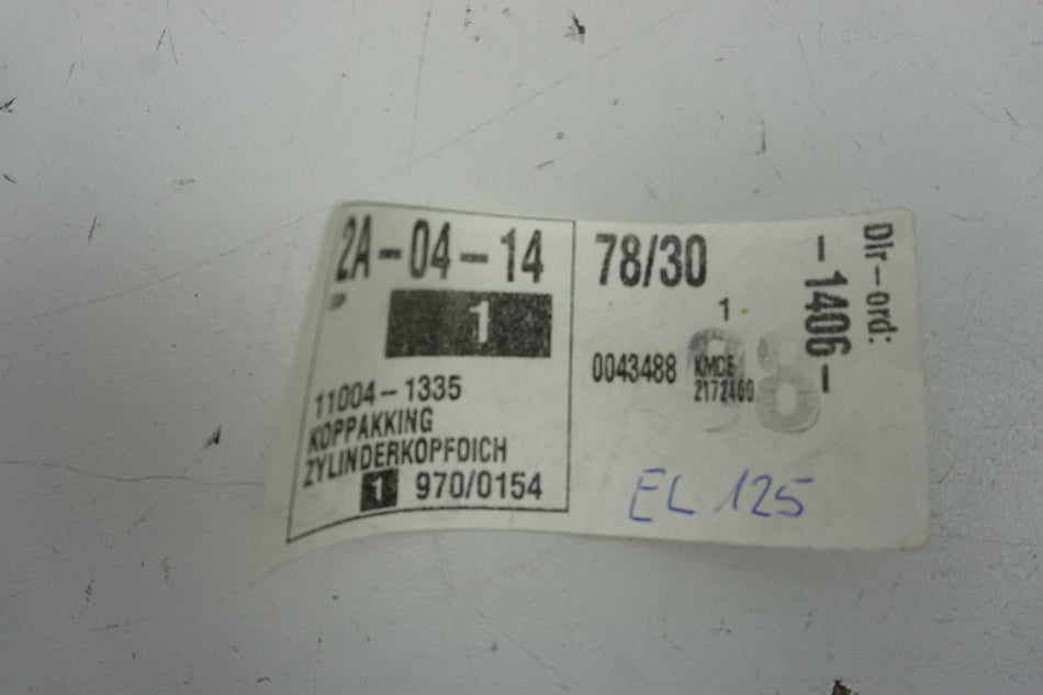 Kawasaki Junta de culata original 11004-1335 BN125 Eliminator - NUEVO