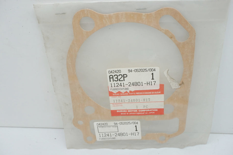 Suzuki Junta de pie Junta de base de cilindro original 11241-24B01-H17 LS650 - NUEVO