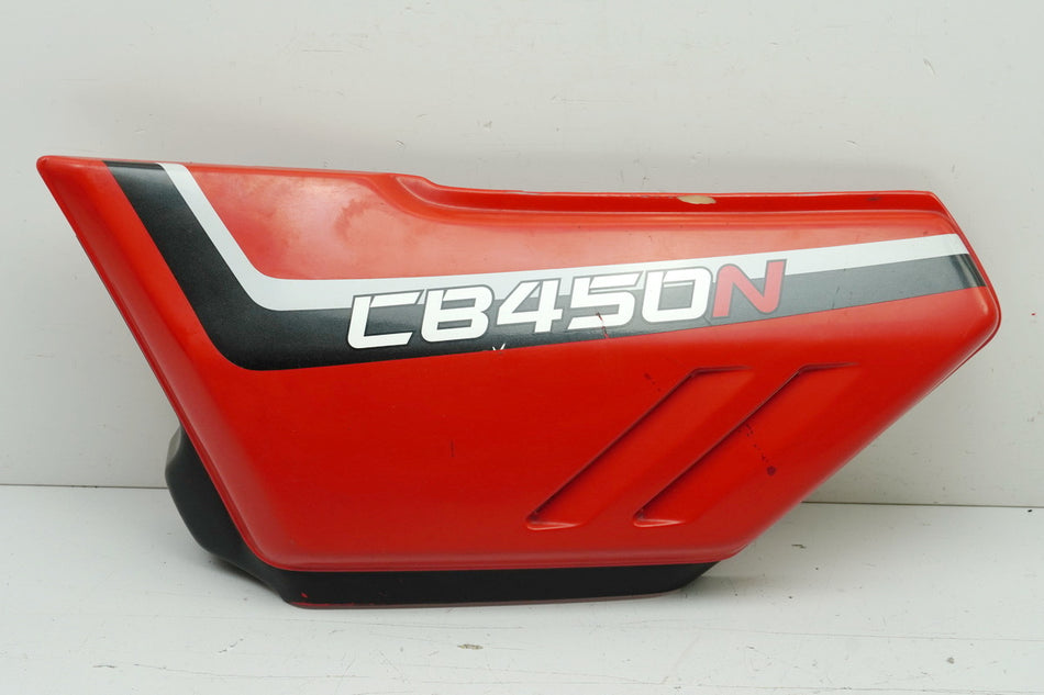 HONDA CB 450 N PC14 Tapa lateral izquierda Cubierta Placa Embellecedor Carenado