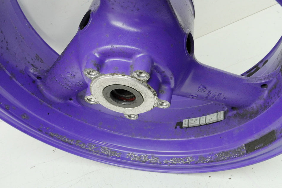KAWASAKI ZX-7R ZX750P N Llanta trasera Rueda trasera Llanta trasera J 17 x MT 6.00 96-03