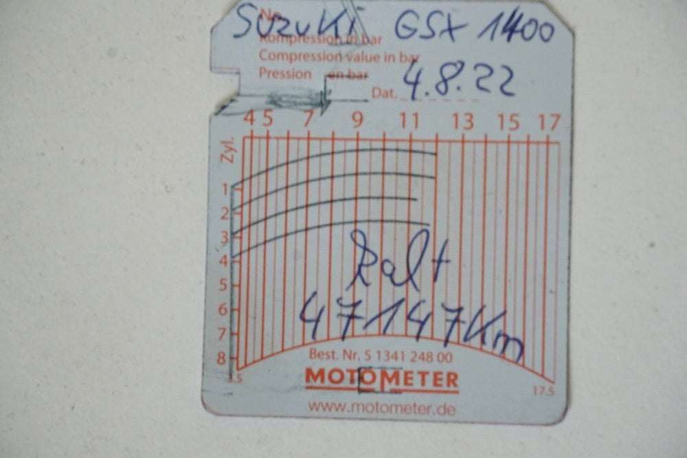 Suzuki GSX 1400 WVBN Motor Motor Cigüeñal Culata Caja de cambios 47147 km