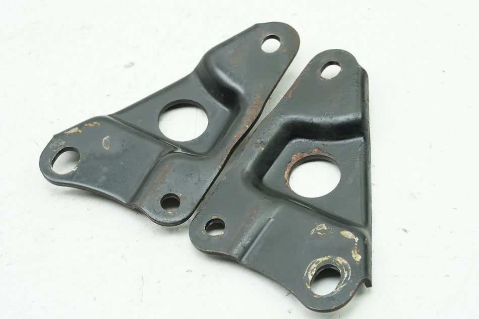 HONDA CB 450 N PC14 Halterung Auspuff Halteplatte Schalldämpfer Träger Paar