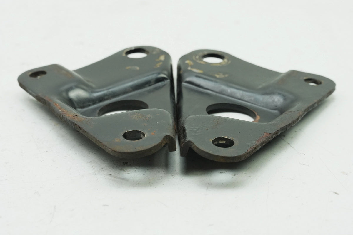 HONDA CB 450 N PC14 Halterung Auspuff Halteplatte Schalldämpfer Träger Paar