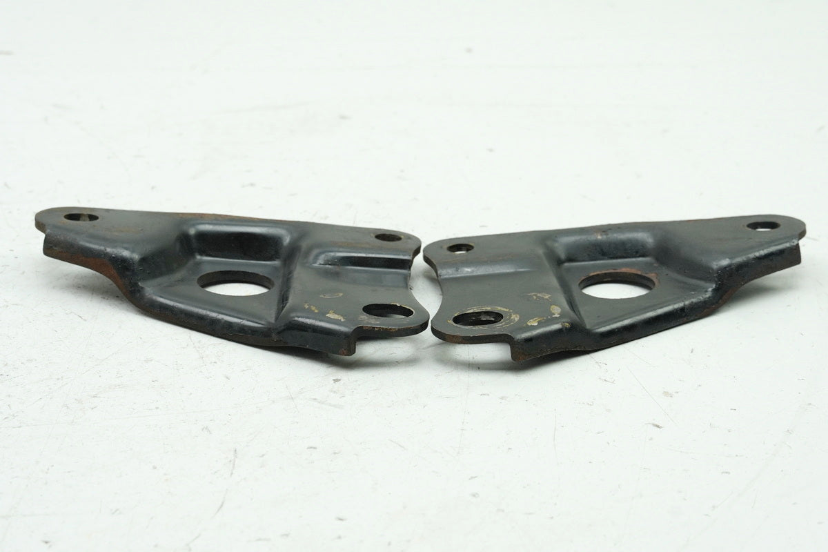 HONDA CB 450 N PC14 Halterung Auspuff Halteplatte Schalldämpfer Träger Paar