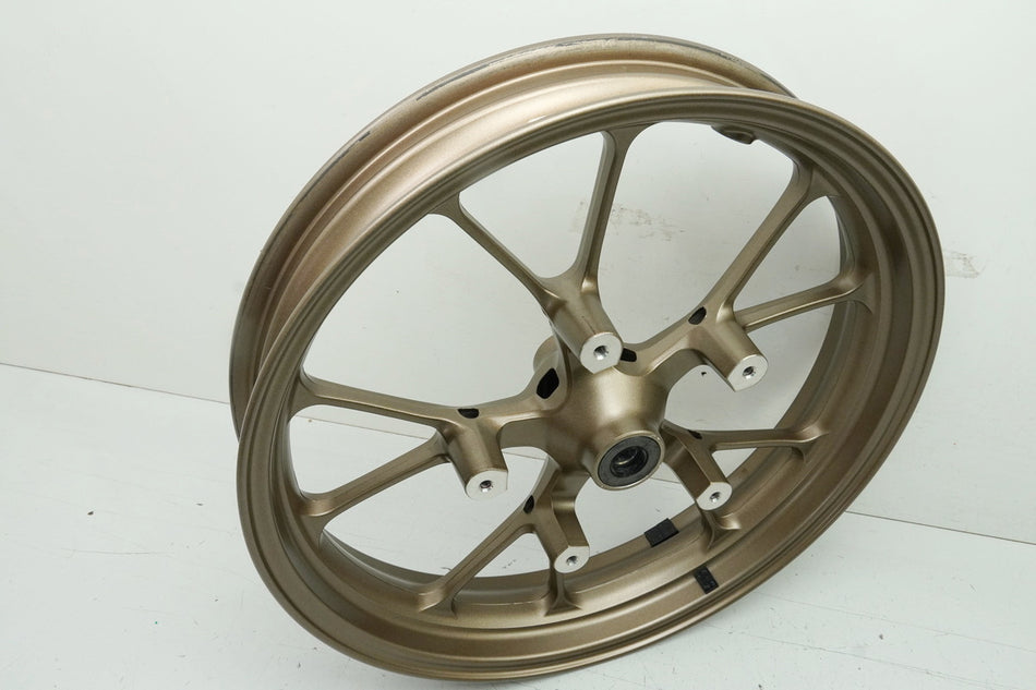HONDA CB 125 R JC91 Llanta delantera Enkei Rueda delantera J 17 x 3.00 sin accidentes oro