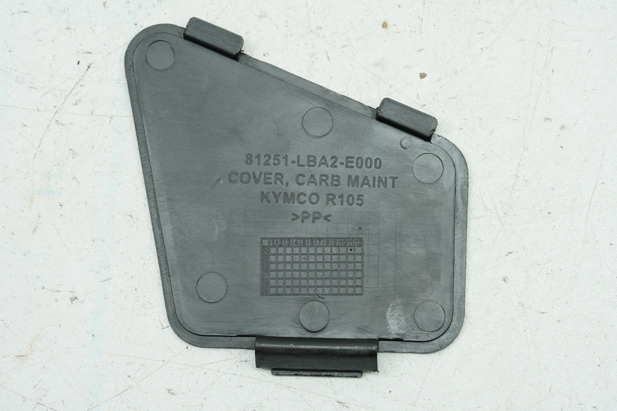 KYMCO XCiting 500 i RFBT70040 Helmet Compartment Cover Carb Maint Lid Trim