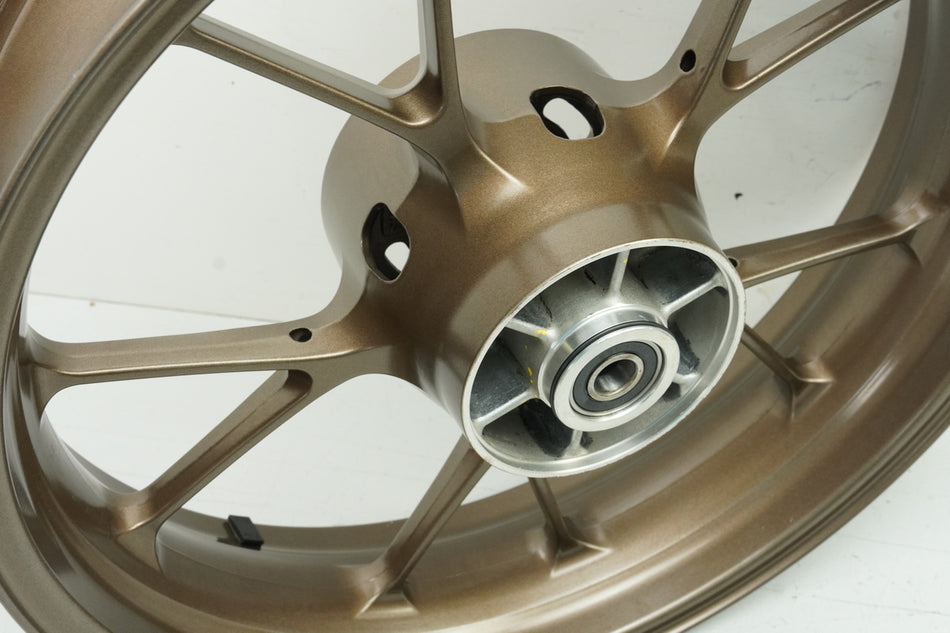 HONDA CB 125 R JC91 Felge hinten Enkei Hinterrad Wheel J 17 x 4.00 unfallfrei gold