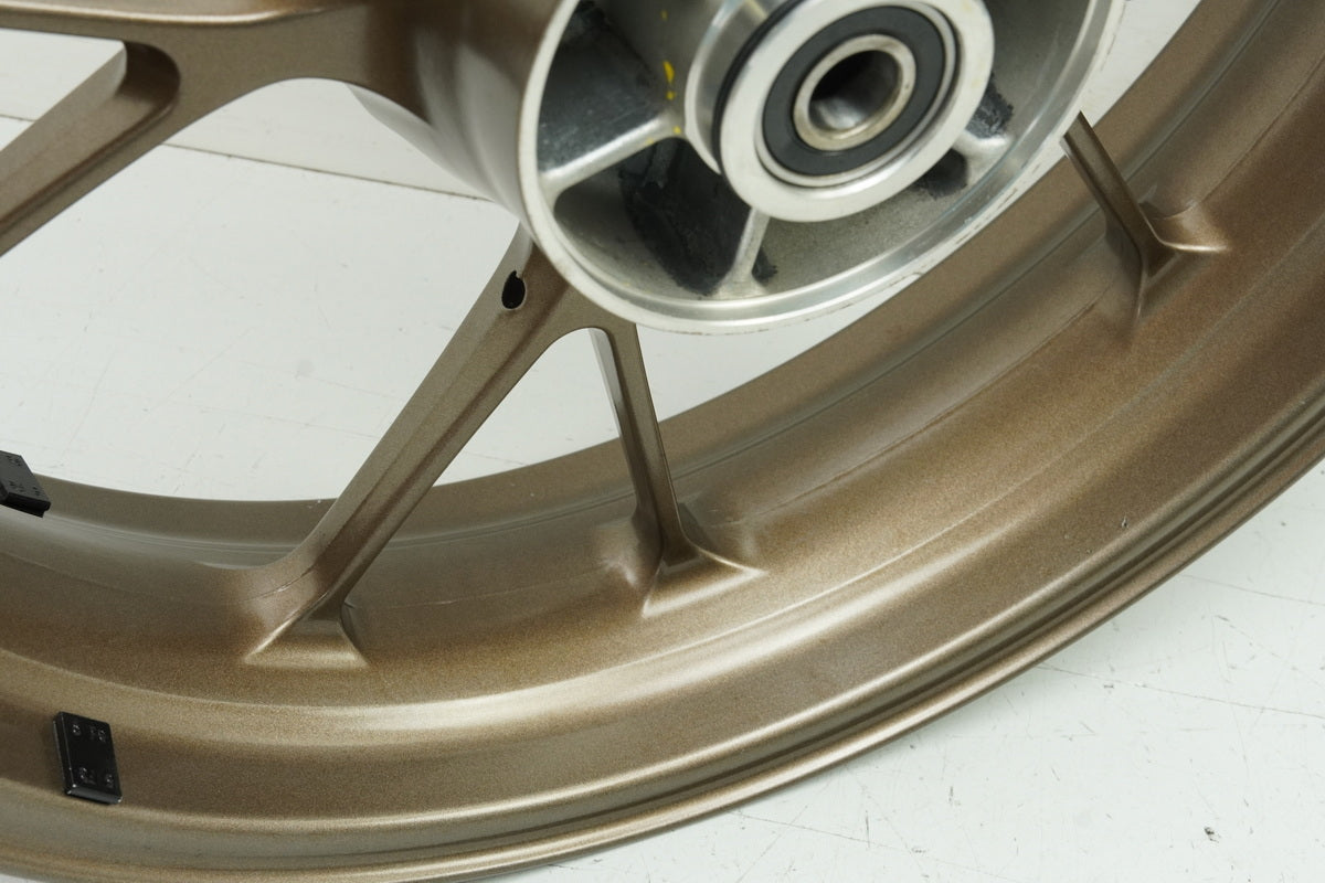 HONDA CB 125 R JC91 rear rim Enkei rear wheel J 17 x 4.00 accident-free gold
