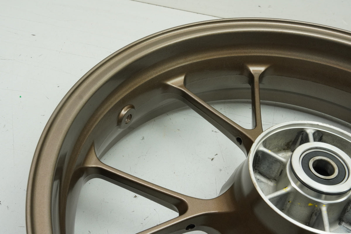 HONDA CB 125 R JC91 rear rim Enkei rear wheel J 17 x 4.00 accident-free gold