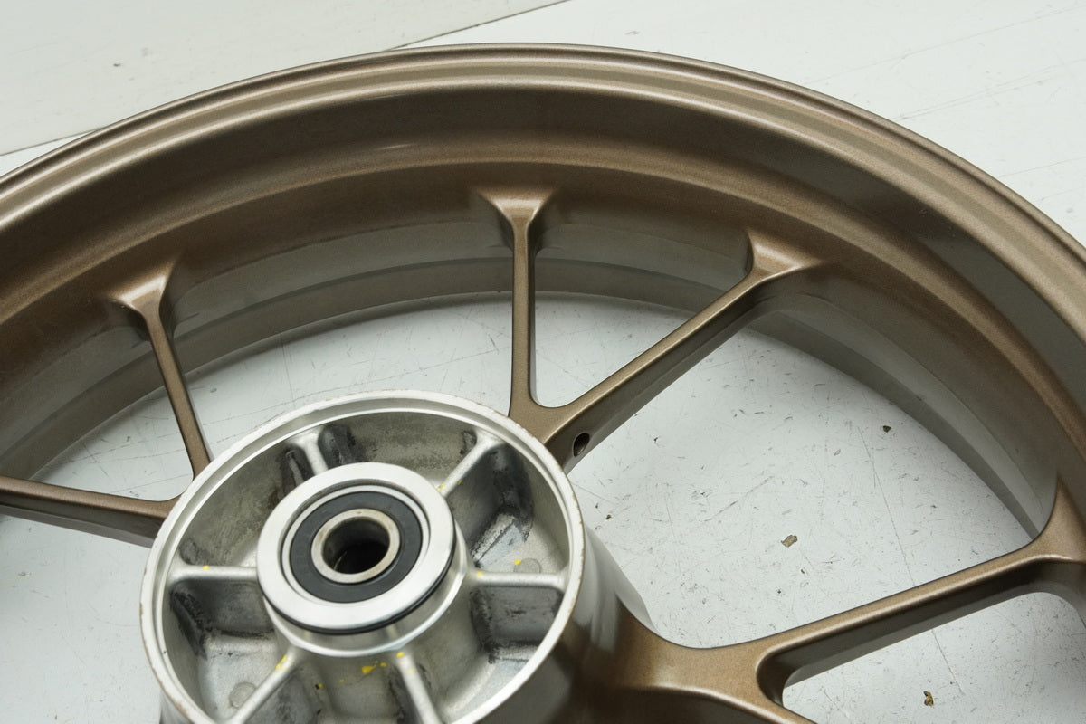 HONDA CB 125 R JC91 rear rim Enkei rear wheel J 17 x 4.00 accident-free gold