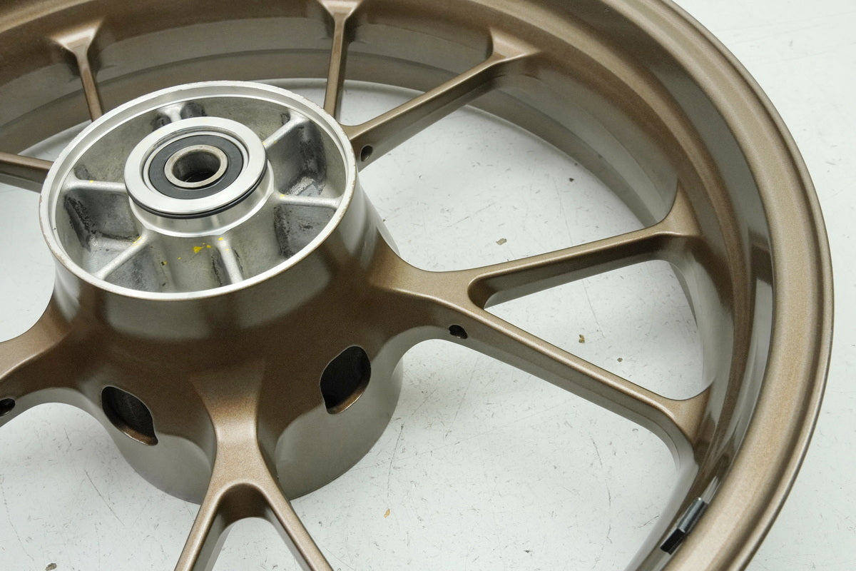 HONDA CB 125 R JC91 rear rim Enkei rear wheel J 17 x 4.00 accident-free gold