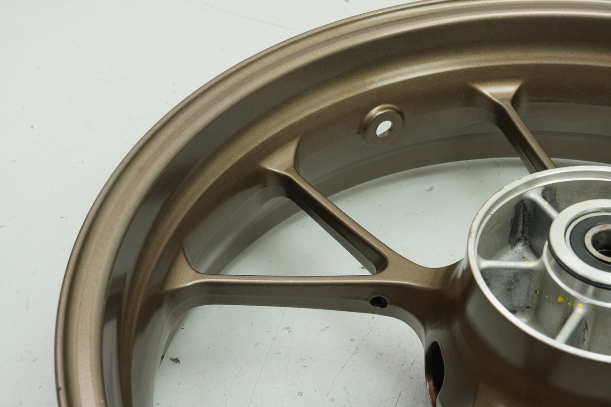HONDA CB 125 R JC91 rear rim Enkei rear wheel J 17 x 4.00 accident-free gold