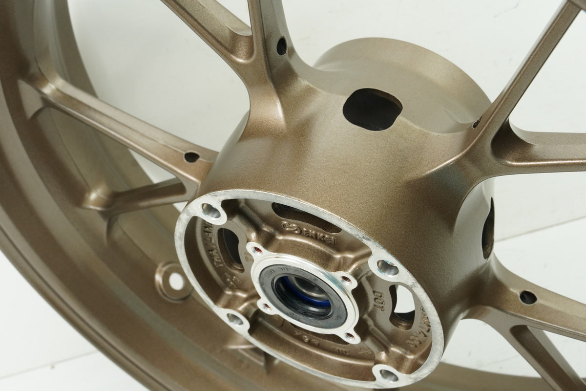 HONDA CB 125 R JC91 rear rim Enkei rear wheel J 17 x 4.00 accident-free gold