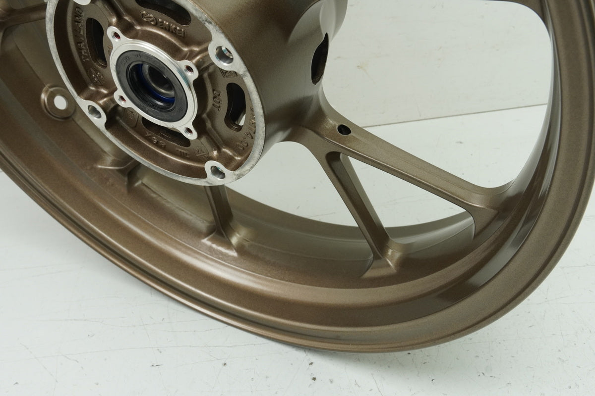 HONDA CB 125 R JC91 rear rim Enkei rear wheel J 17 x 4.00 accident-free gold