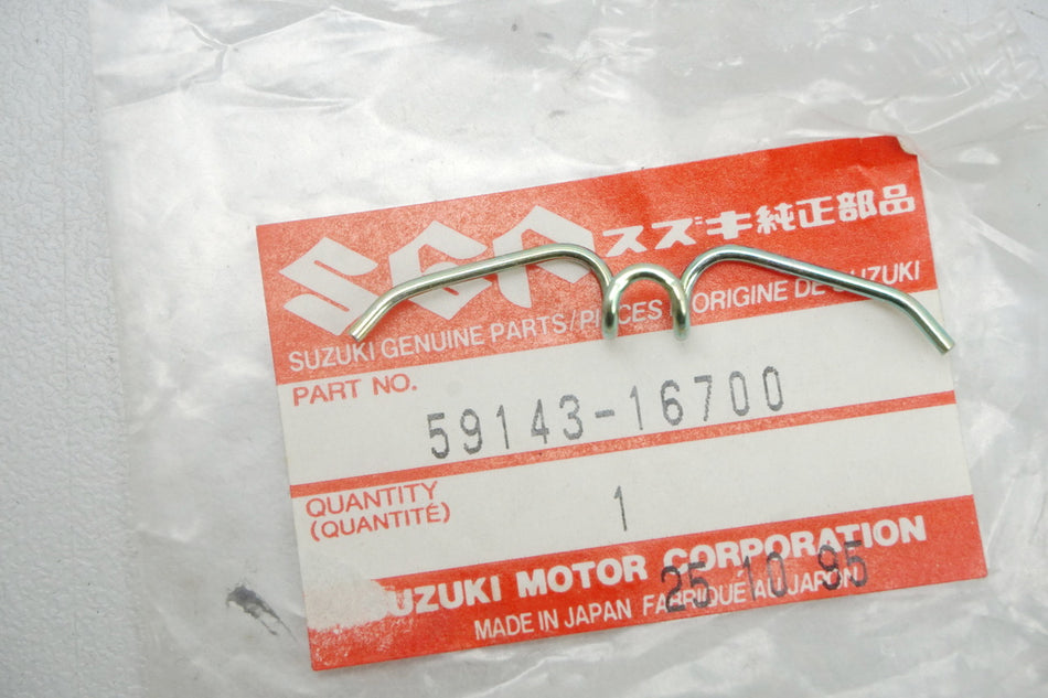 Suzuki Feder Klemme Bremssattel hinten original 59143-16700 GS GSF GSX - NEU