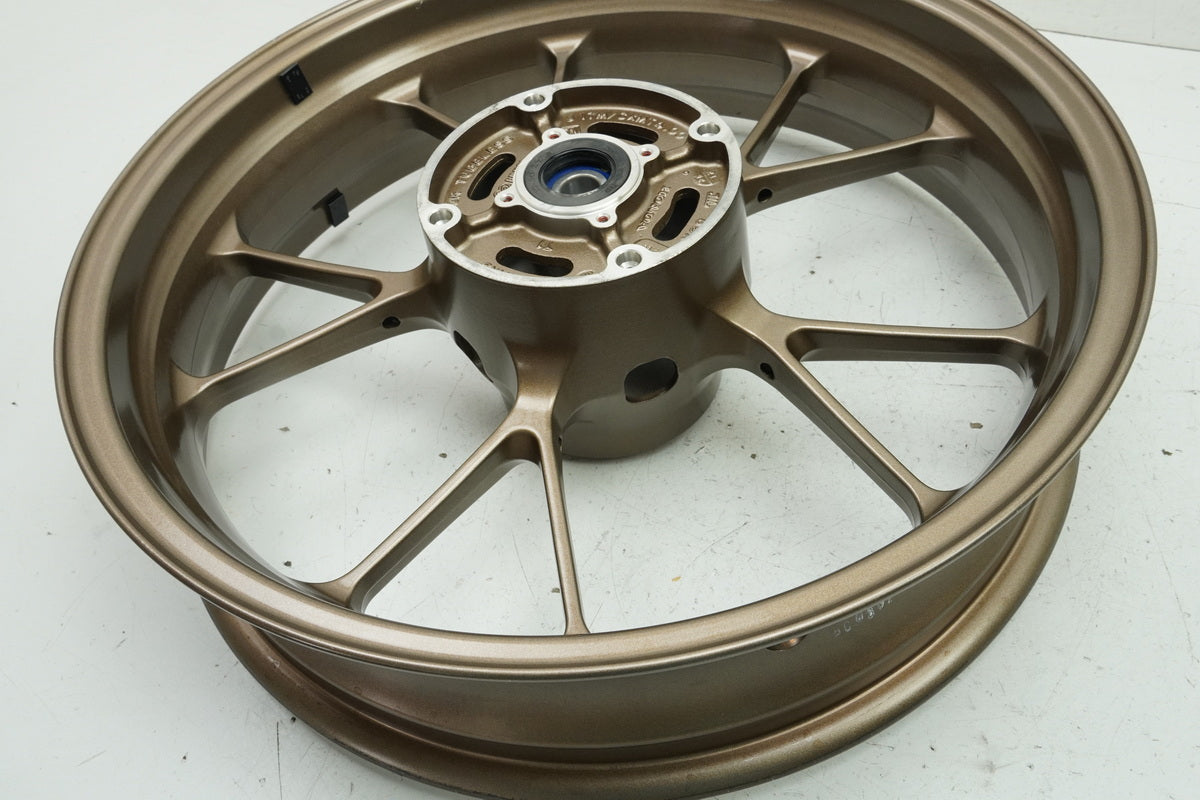 HONDA CB 125 R JC91 rear rim Enkei rear wheel J 17 x 4.00 accident-free gold