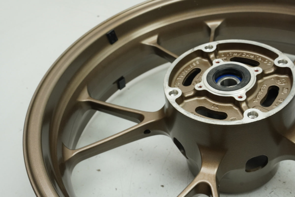 HONDA CB 125 R JC91 rear rim Enkei rear wheel J 17 x 4.00 accident-free gold