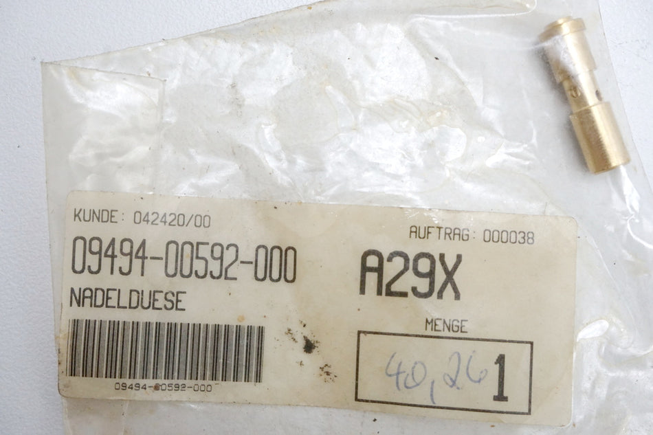 Suzuki aguja inyector boquilla carburador original 09494-00592-000 VS VX VZ - NUEVO