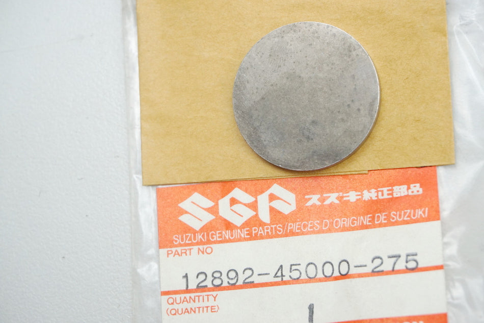 Suzuki Shim Valve Adjusting Pad original 12892-45000-275 GS - NEW