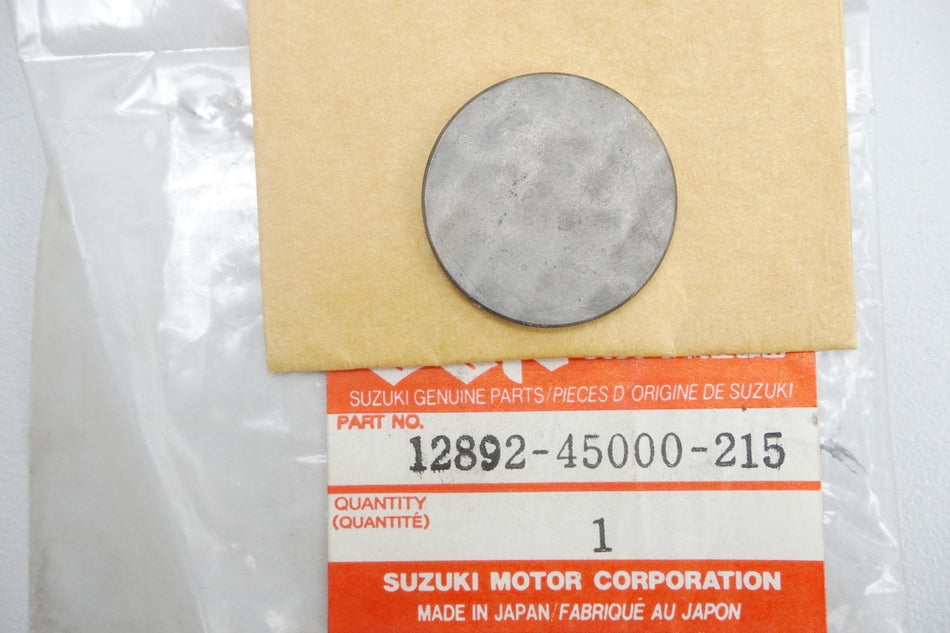 Suzuki Shim Valve Adjuster original 12892-45000-215 GS - NEW