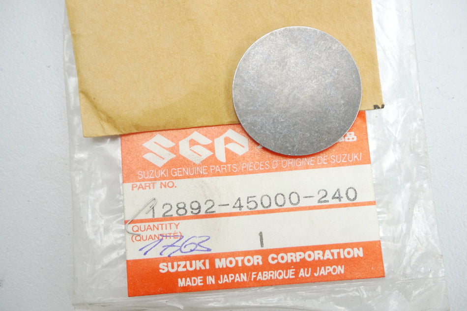 Suzuki Shim Valve Adjusting Shims original 12892-45000-240 GS - NEW