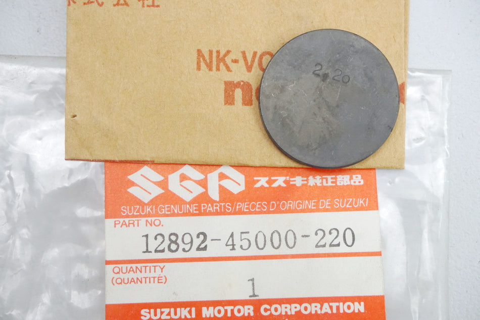 Suzuki Shim Valve Adjusting Shims Original 12892-45000-220 GS - NEW