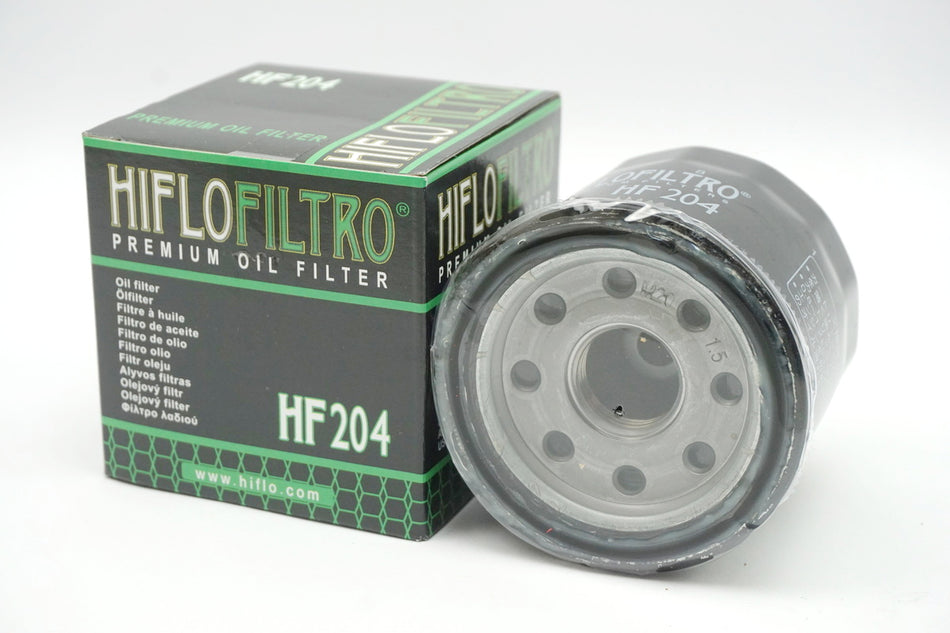 Hiflo Filtro de aceite HF204 para Honda Yamaha Kawasaki Triumph Suzuki - NUEVO