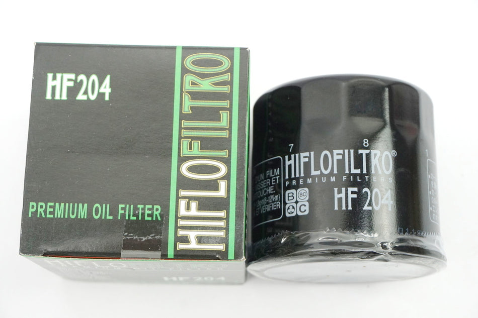 Hiflo Filtro de aceite HF204 para Honda Yamaha Kawasaki Triumph Suzuki - NUEVO