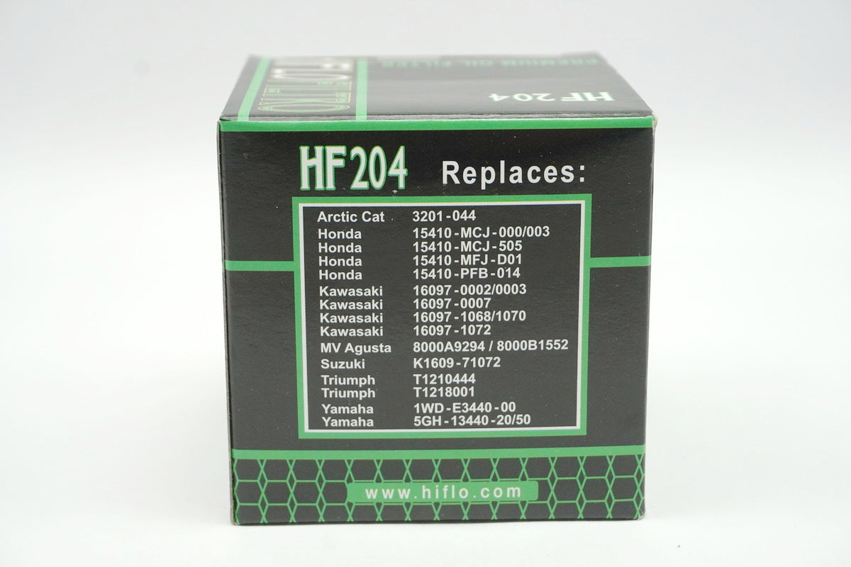 Hiflo Filtro de aceite HF204 para Honda Yamaha Kawasaki Triumph Suzuki - NUEVO