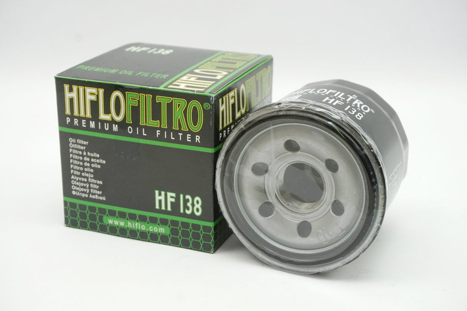 Filtro de aceite Hiflo HF138 para Kawasaki Suzuki - NUEVO