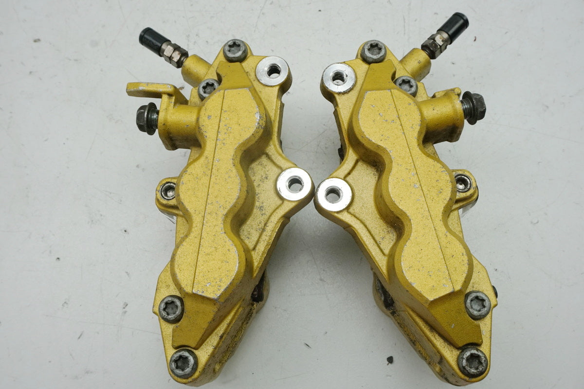 Suzuki GSX 1400 WVBN Bremssattel vorn Paar 6 Kolben gold Brake Caliper