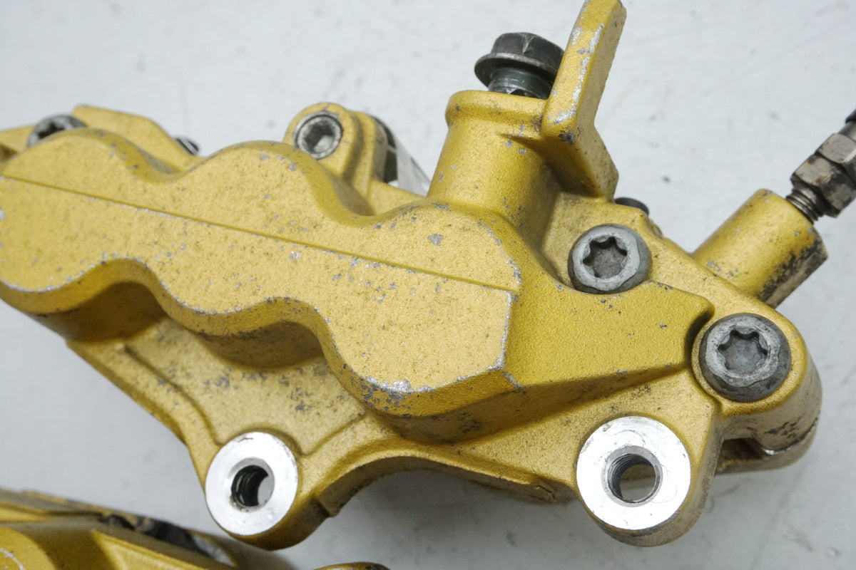 Suzuki GSX 1400 WVBN Bremssattel vorn Paar 6 Kolben gold Brake Caliper