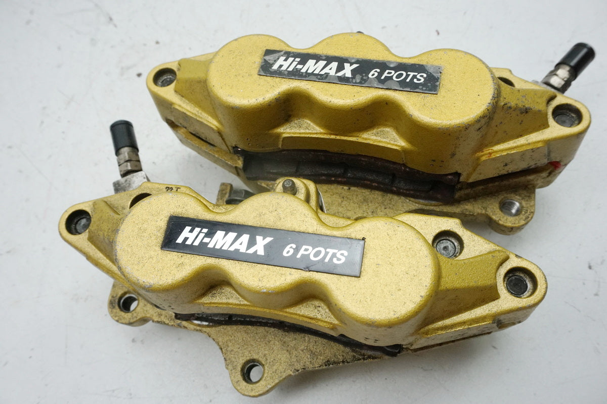 Suzuki GSX 1400 WVBN Bremssattel vorn Paar 6 Kolben gold Brake Caliper
