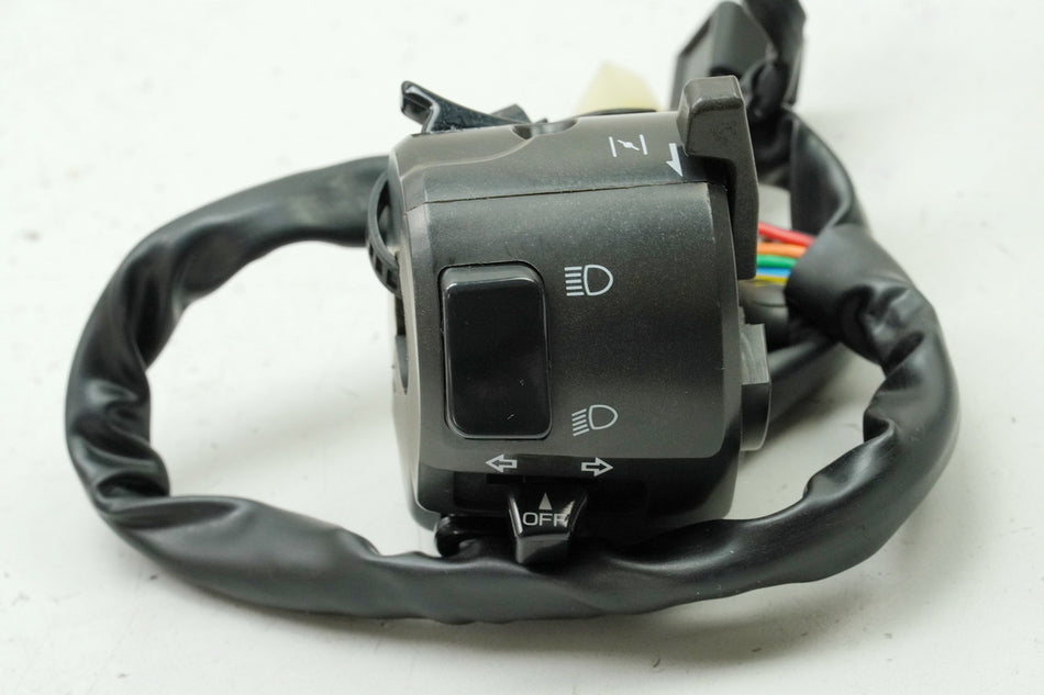 KAWASAKI ZX-7R ZX750P conmutador de manillar izquierdo, interruptor luz, claxon, palanca de estrangulador 96-03