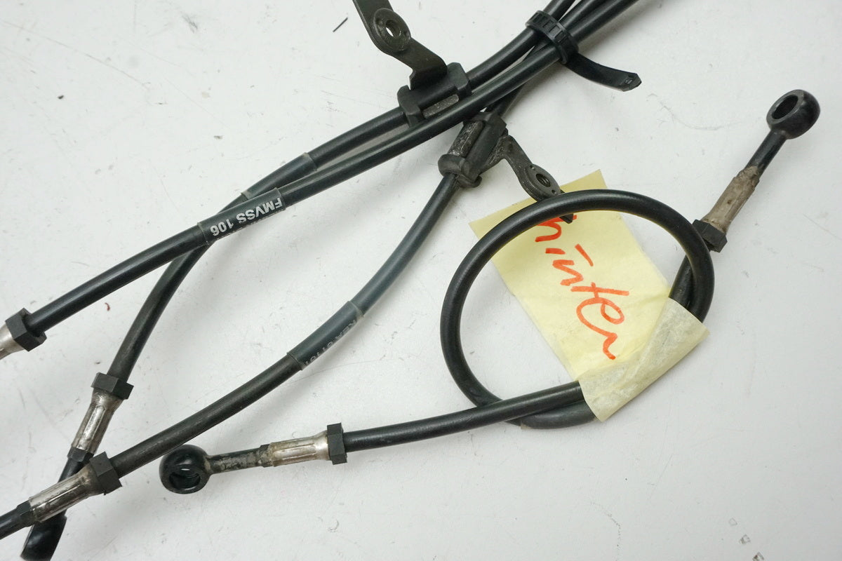 Suzuki GSX 1400 WVBN latiguillos de freno delanteros y traseros Melvin de malla de acero