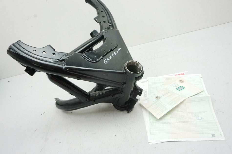 SUZUKI GSX 650 F WVCJ ABS Cabezal de cuadro y documento COC del cuadro