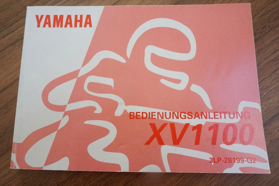 YAMAHA XV 1100 3LP VIRAGO Manual de usuario Manual del conductor Manual de instrucciones