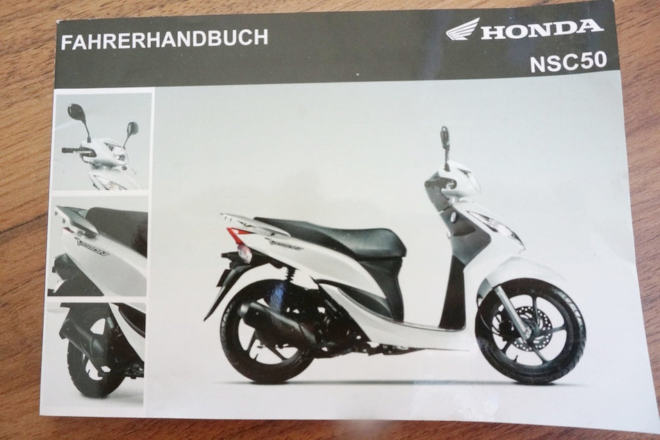 HONDA NSC 50 WH AF72 VISION Manual del propietario Manual de instrucciones
