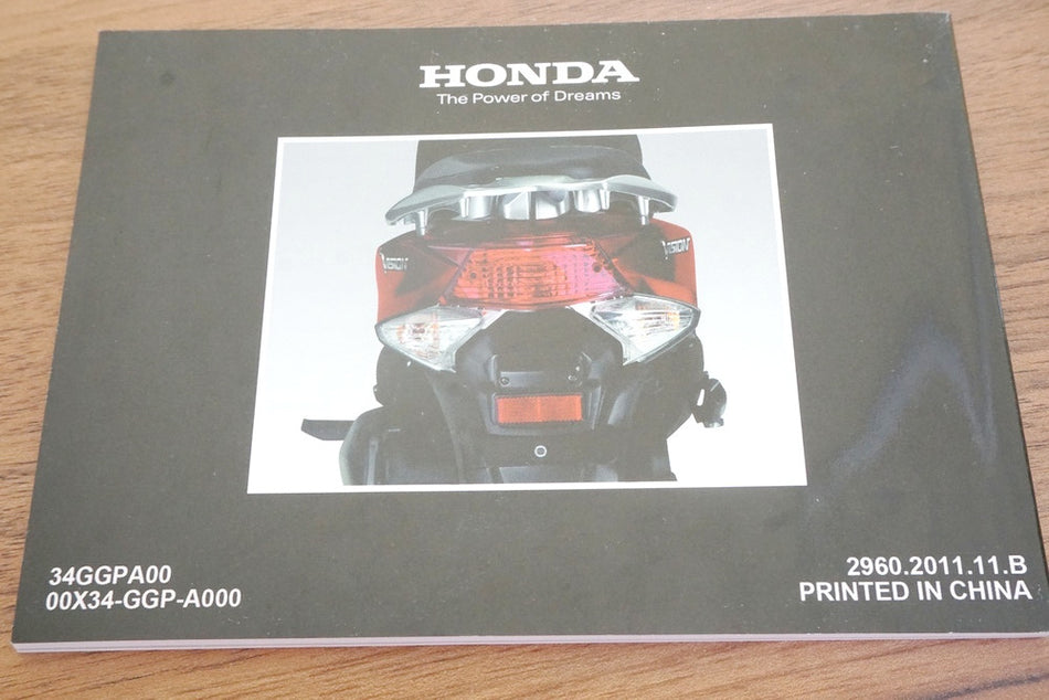 HONDA NSC 50 WH AF72 VISION Manual del propietario Manual de instrucciones