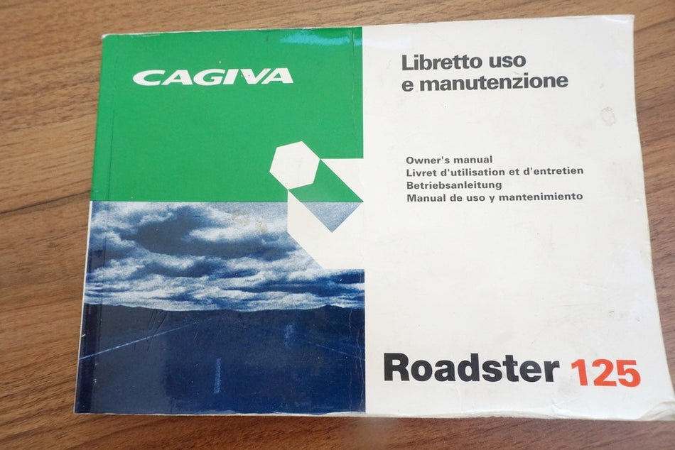 CAGIVA ROADSTER 125 Manual de instrucciones Manual del conductor