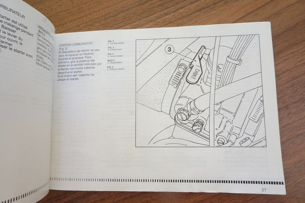 CAGIVA ROADSTER 125 Manual de instrucciones Manual del conductor