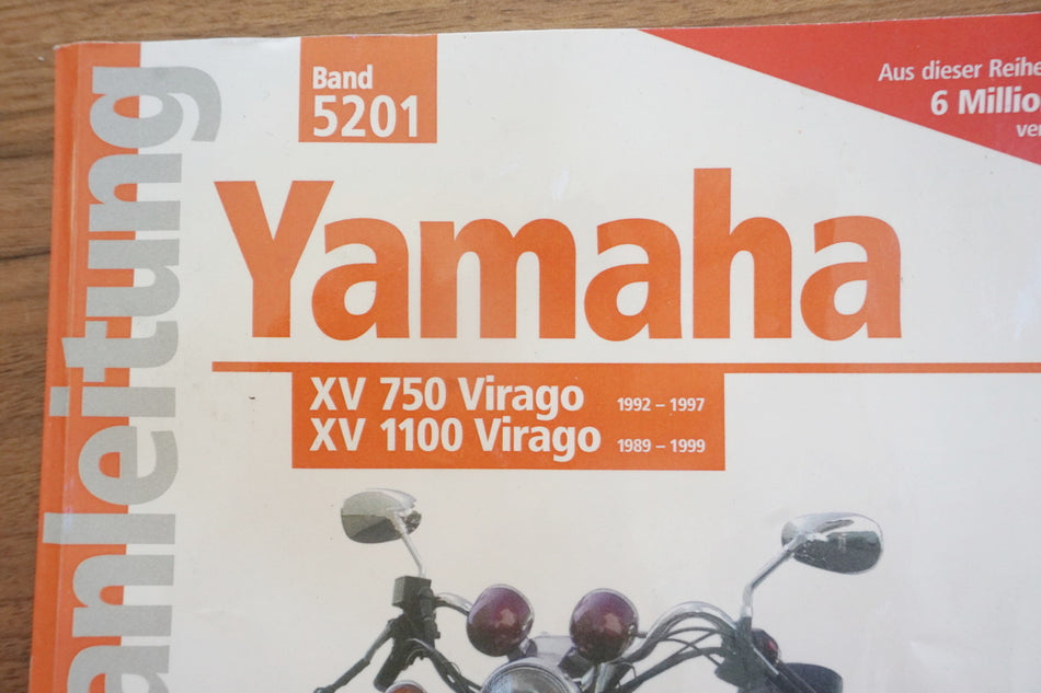 YAMAHA XV 1100 3LP XV 750 4PW VIRAGO Manual de reparación