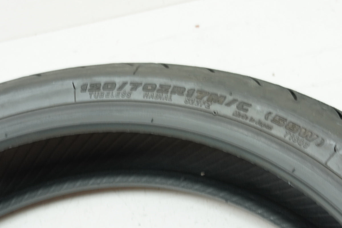 Bridgestone Battlax Hypersport S22 Delantero 120/ 70 ZR 17 (58W) Neumático Rueda Delantera