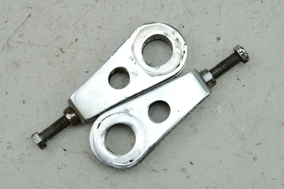 HONDA CB 450 N PC14 Kettenspanner für Schwinge - Paar