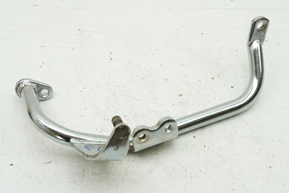 YAMAHA XV 750 4PW VIRAGO Soporte estribera izquierda delantera Placa soporte estribera